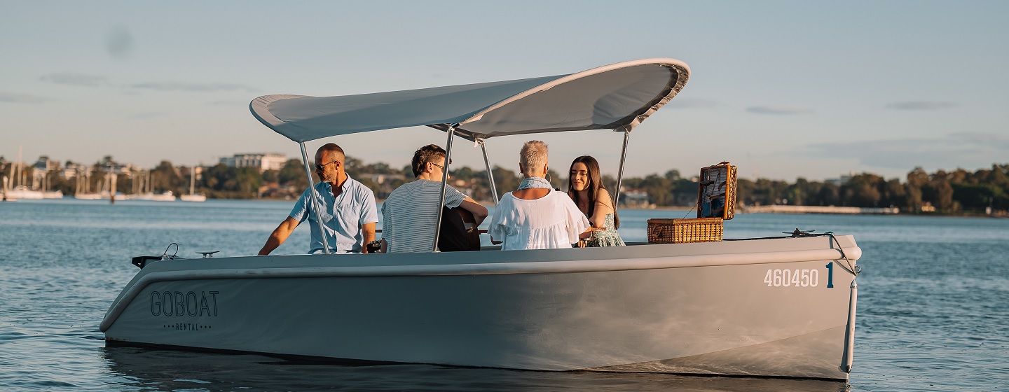 GoBoat Electric Boat Hire in Sydney